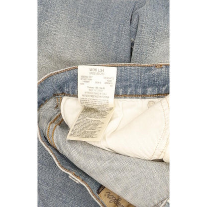 Wrangler Greensboro Men Blue Straight Regular Stretch Jeans W36 L34 (106247)