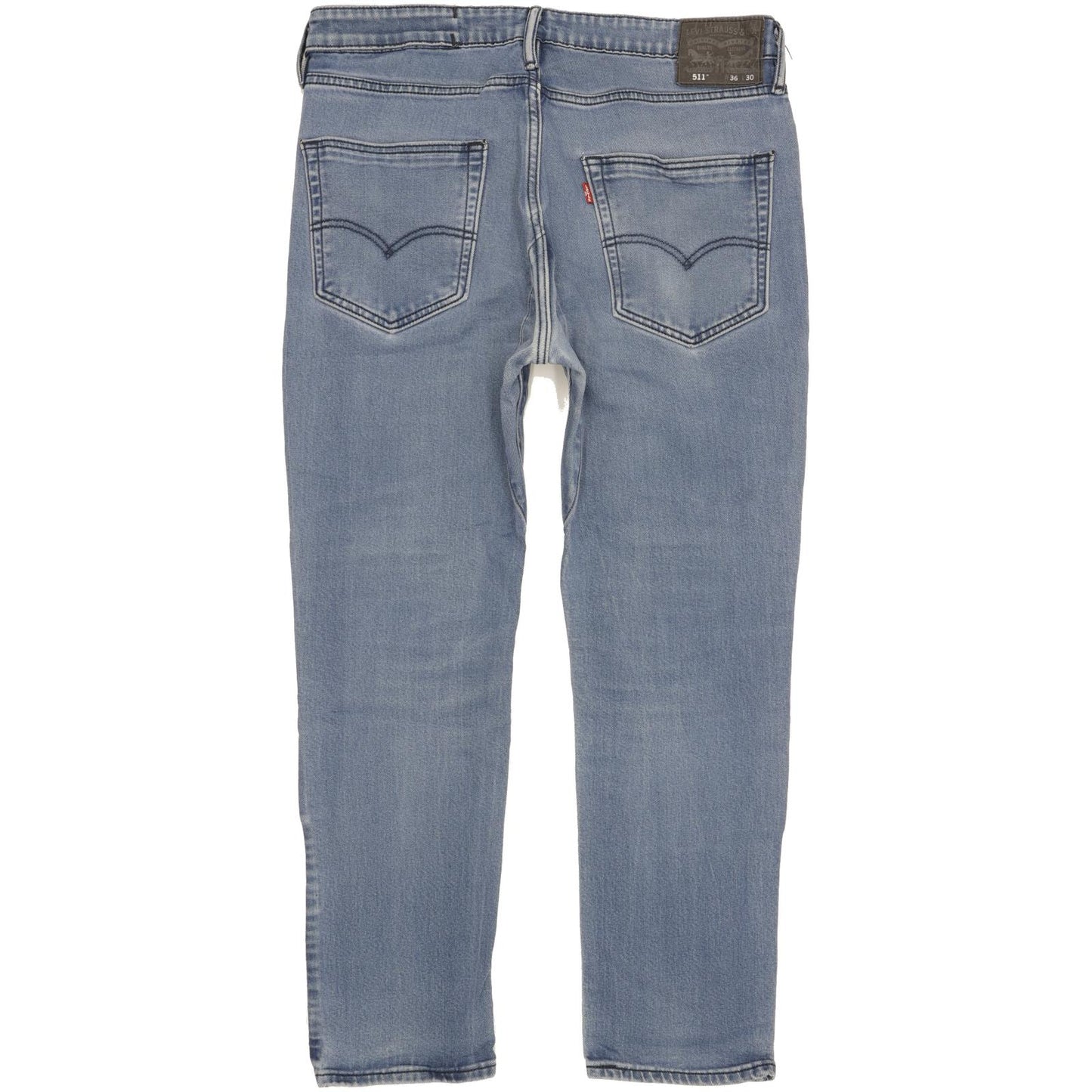 Levi's 511 Men Blue Straight Slim Stretch Jeans W36 L29 (106248)