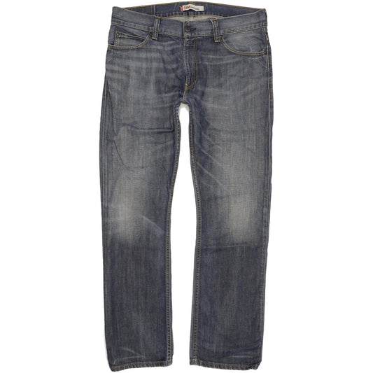 Levi's 506 Men Blue Straight Regular Jeans W38 L34 (106252)