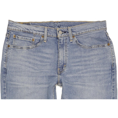 Levi's 514 Men Blue Straight Slim Jeans W34 L34 (106253)