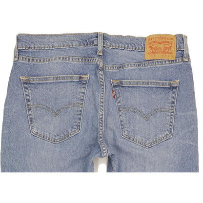 Levi's 514 Men Blue Straight Slim Jeans W34 L34 (106253)