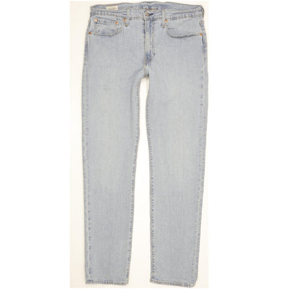 Levi's Men Blue Straight Slim Stretch Jeans W33 L32 (106254)