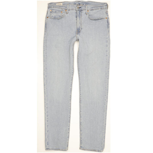 Levi's Men Blue Straight Slim Stretch Jeans W33 L32 (106254)