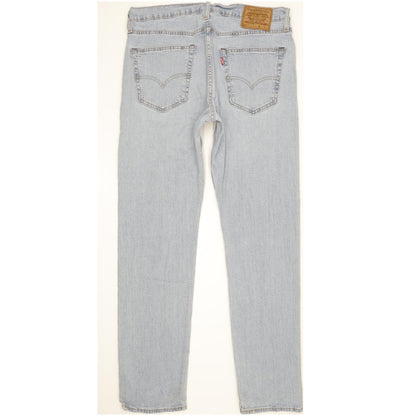 Levi's Men Blue Straight Slim Stretch Jeans W33 L32 (106254)