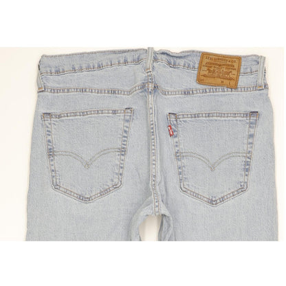 Levi's Men Blue Straight Slim Stretch Jeans W33 L32 (106254)