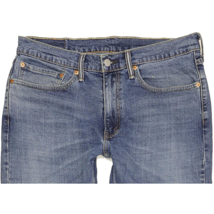 Levi's 514 Men Blue Straight Regular Stretch Jeans W34 L31 (106258)