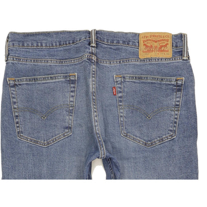 Levi's 514 Men Blue Straight Regular Stretch Jeans W34 L31 (106258)