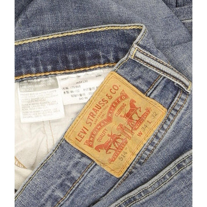 Levi's 514 Men Blue Straight Regular Stretch Jeans W34 L31 (106258)