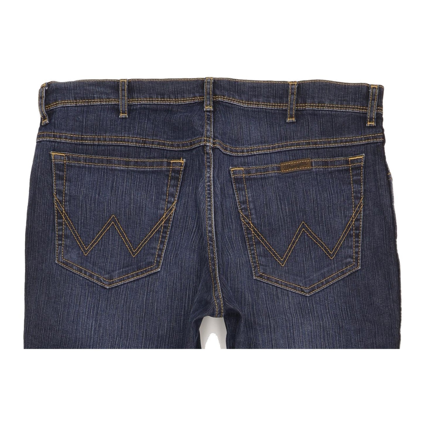 Wrangler Men Blue Straight Regular Stretch Jeans W36 L32 (106260)