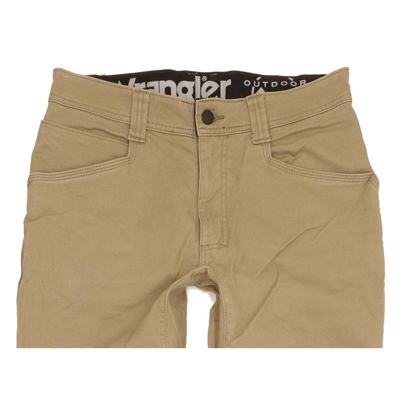 Wrangler Men Beige Straight Regular Stretch Jeans W30 L32