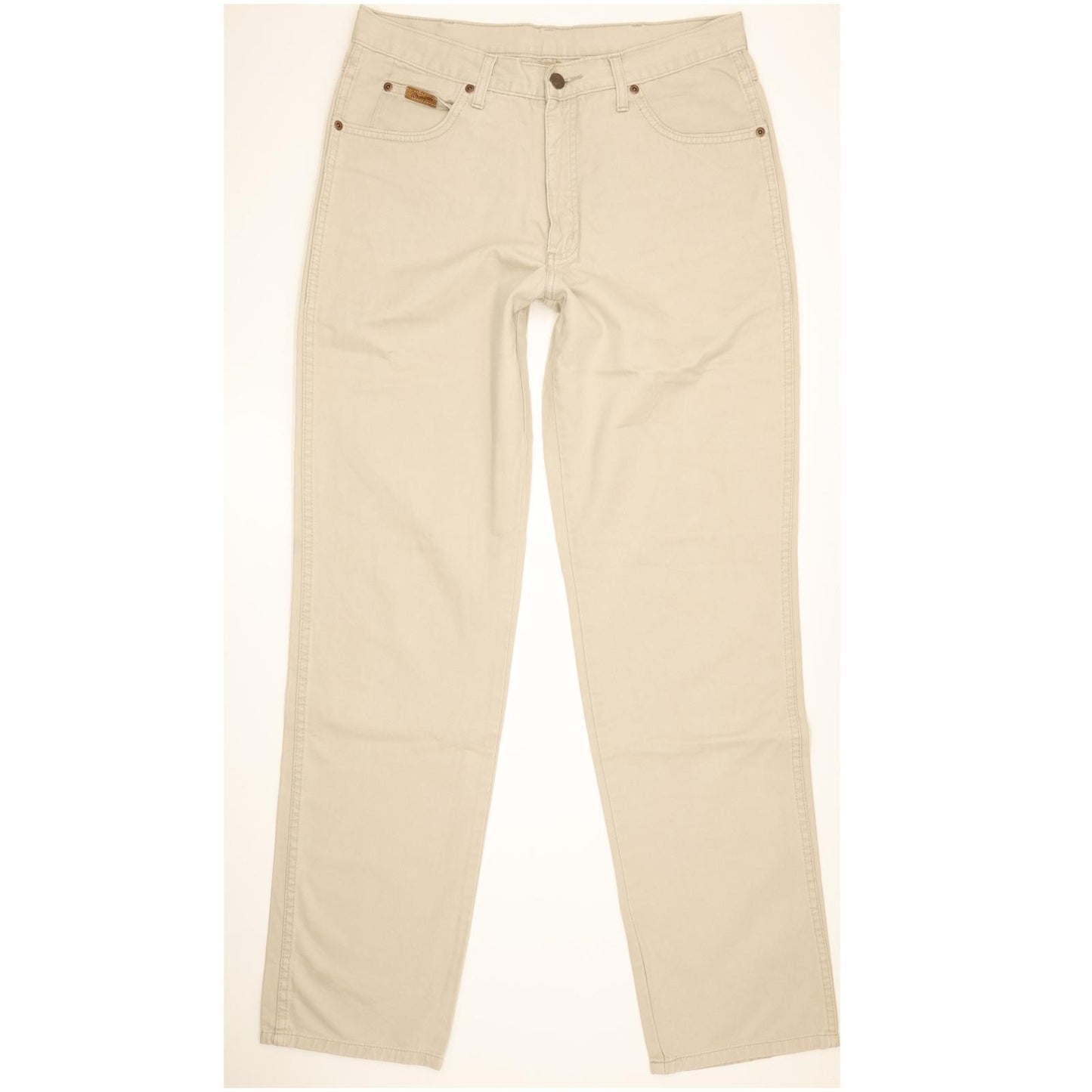 Wrangler Ohio Men Beige Straight Regular Jeans W33 L34