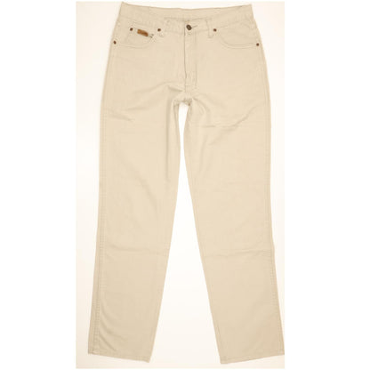 Wrangler Ohio Men Beige Straight Regular Jeans W33 L34