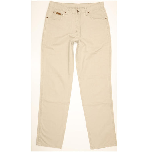 Wrangler Ohio Men Beige Straight Regular Jeans W33 L34