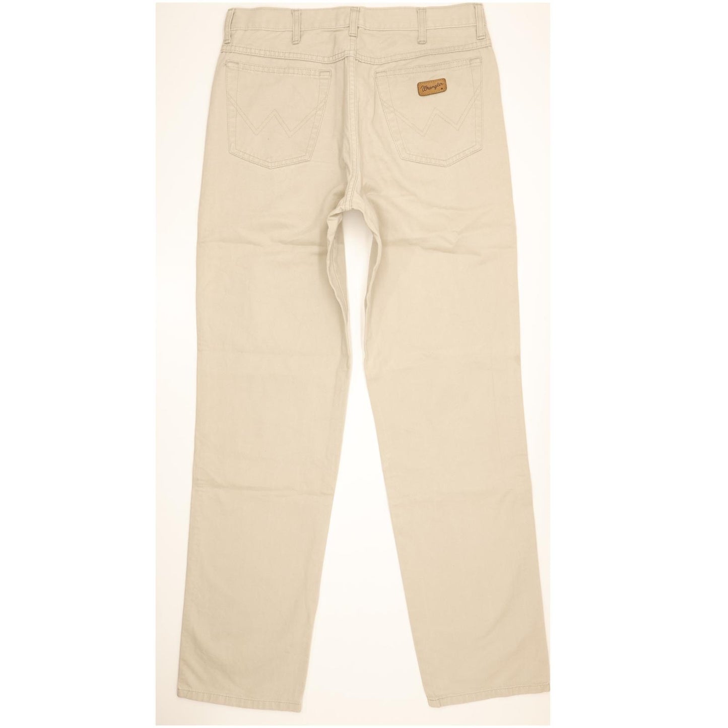 Wrangler Ohio Men Beige Straight Regular Jeans W33 L34