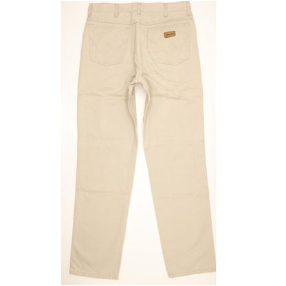 Wrangler Ohio Men Beige Straight Regular Jeans W33 L34