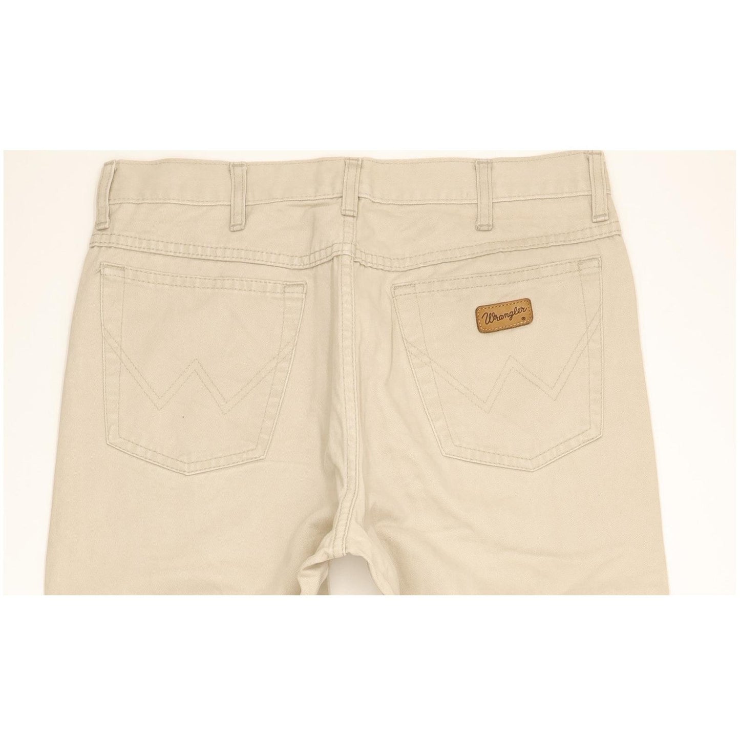 Wrangler Ohio Men Beige Straight Regular Jeans W33 L34
