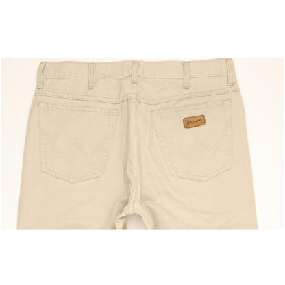 Wrangler Ohio Men Beige Straight Regular Jeans W33 L34