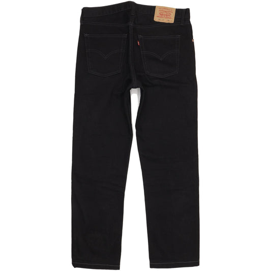 Levi's 521 Men Black Straight Regular Jeans W36 L31