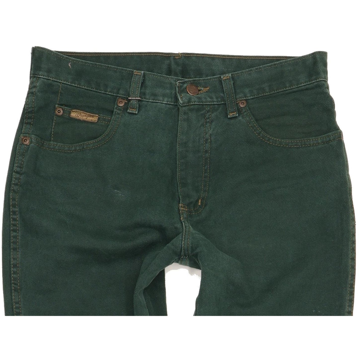 Wrangler Texas Men Green Tapered Regular Jeans W31 L32