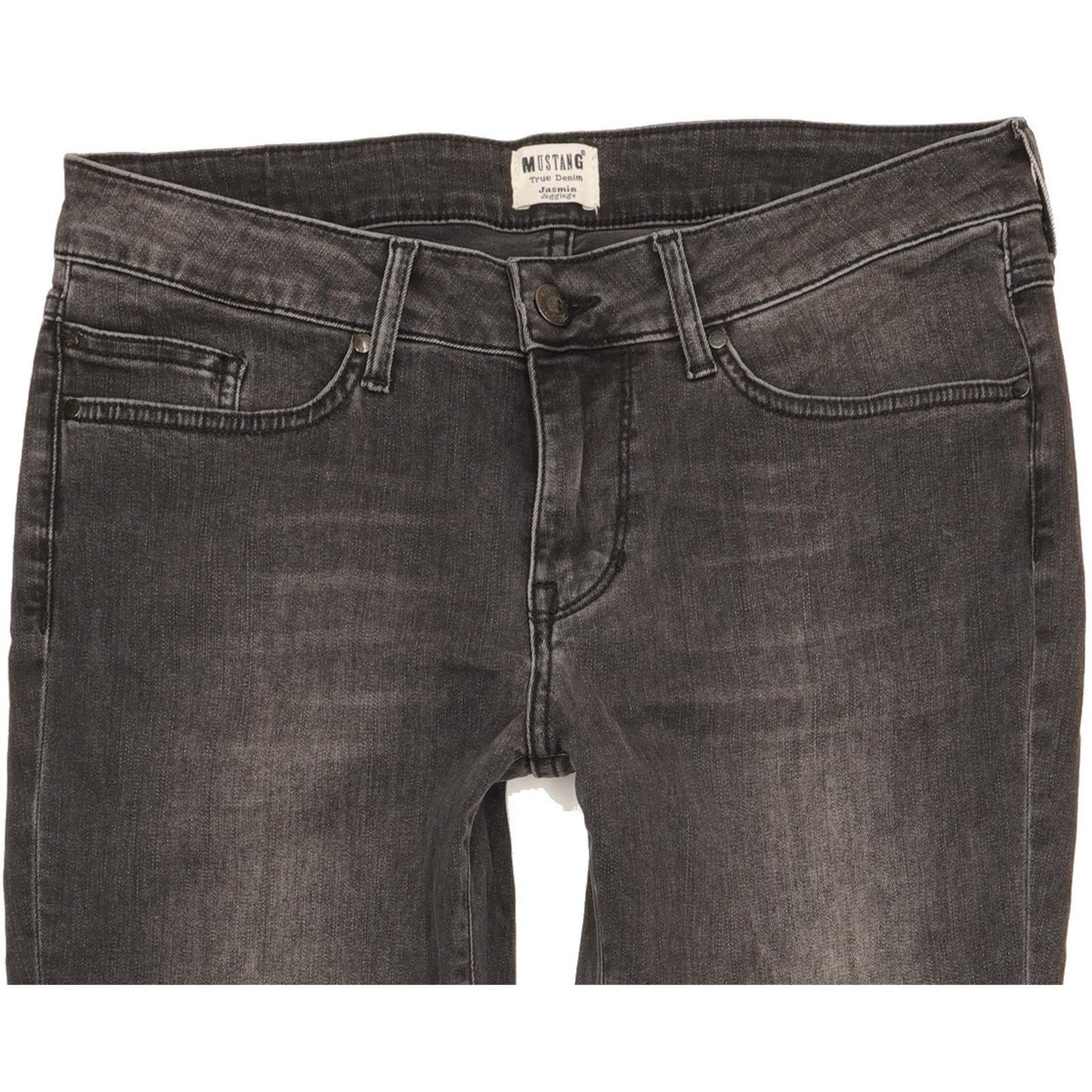 Mustang Jasmin Women Grey Skinny Slim Stretch Jeans W32 L31