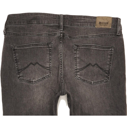 Mustang Jasmin Women Grey Skinny Slim Stretch Jeans W32 L31