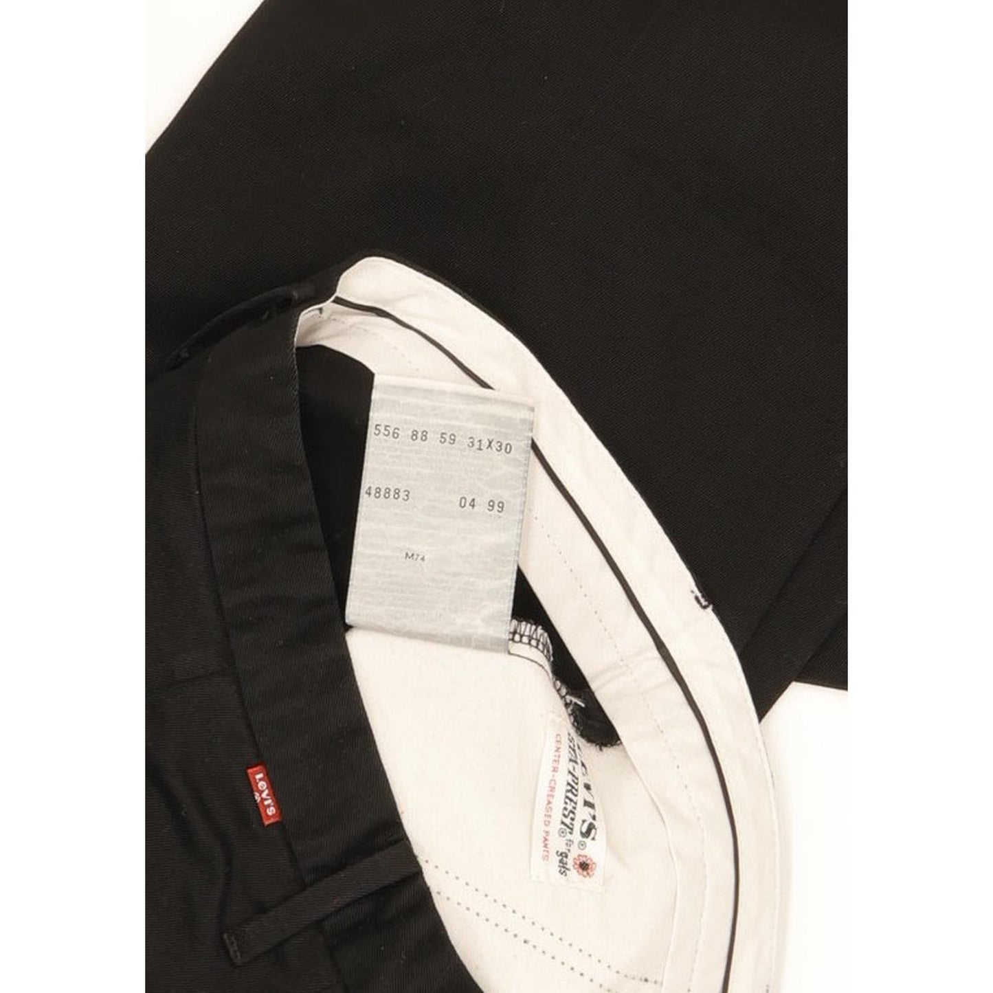 Levi's 556 Men Black Straight Regular Jeans W31 L30
