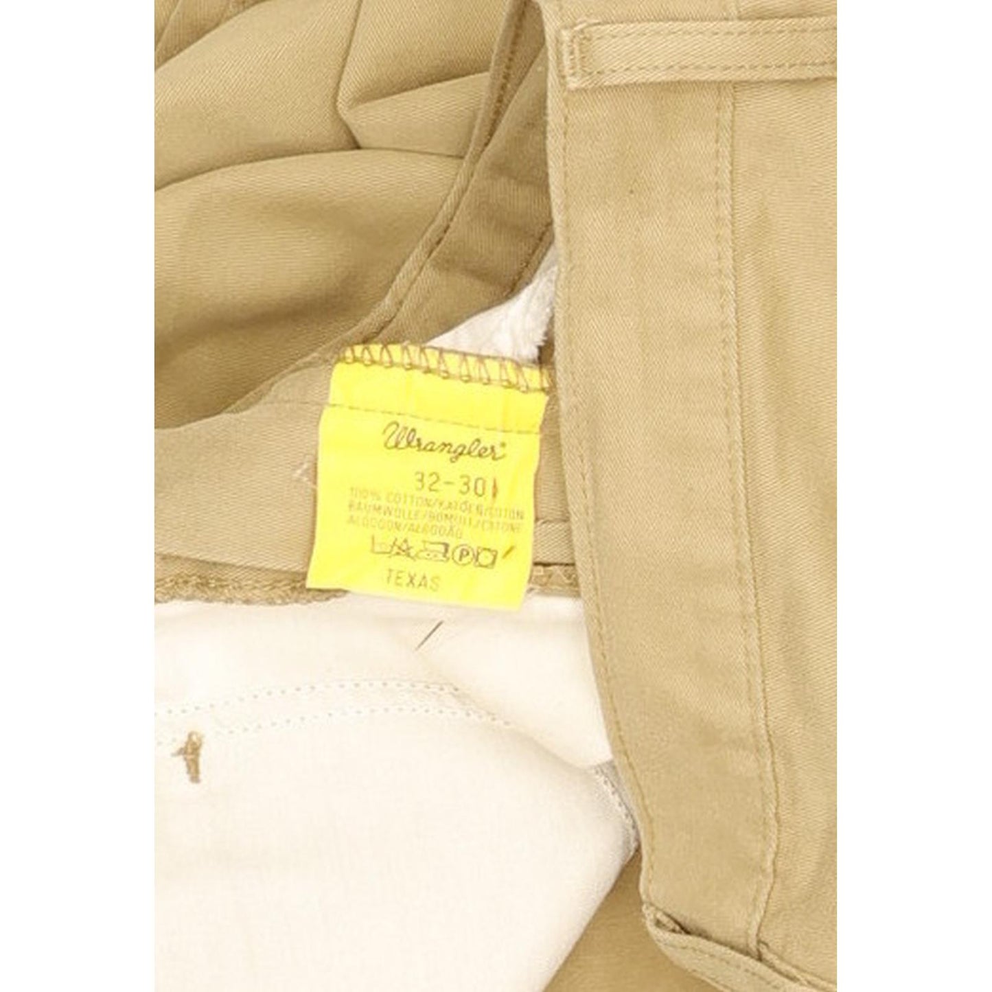 Wrangler Texas Men Beige Straight Regular Jeans W32 L30