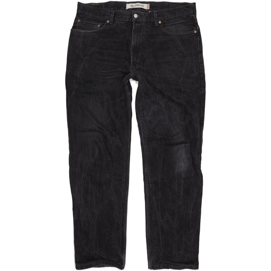 Levi's 550 Men Black Straight Relaxed Jeans W38 L34