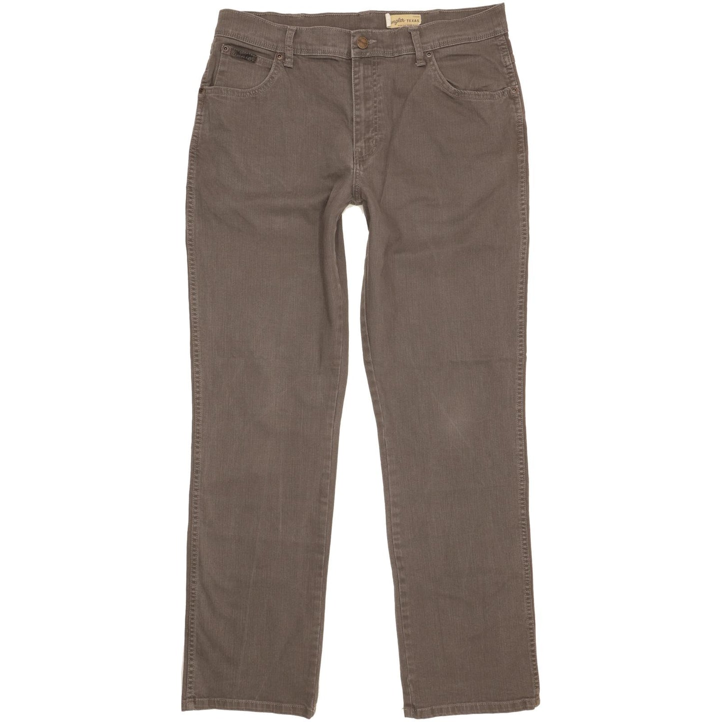 Wrangler Texas Men Grey Straight Regular Stretch Jeans W36 L32