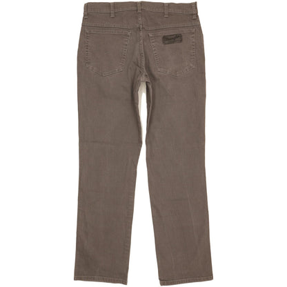 Wrangler Texas Men Grey Straight Regular Stretch Jeans W36 L32
