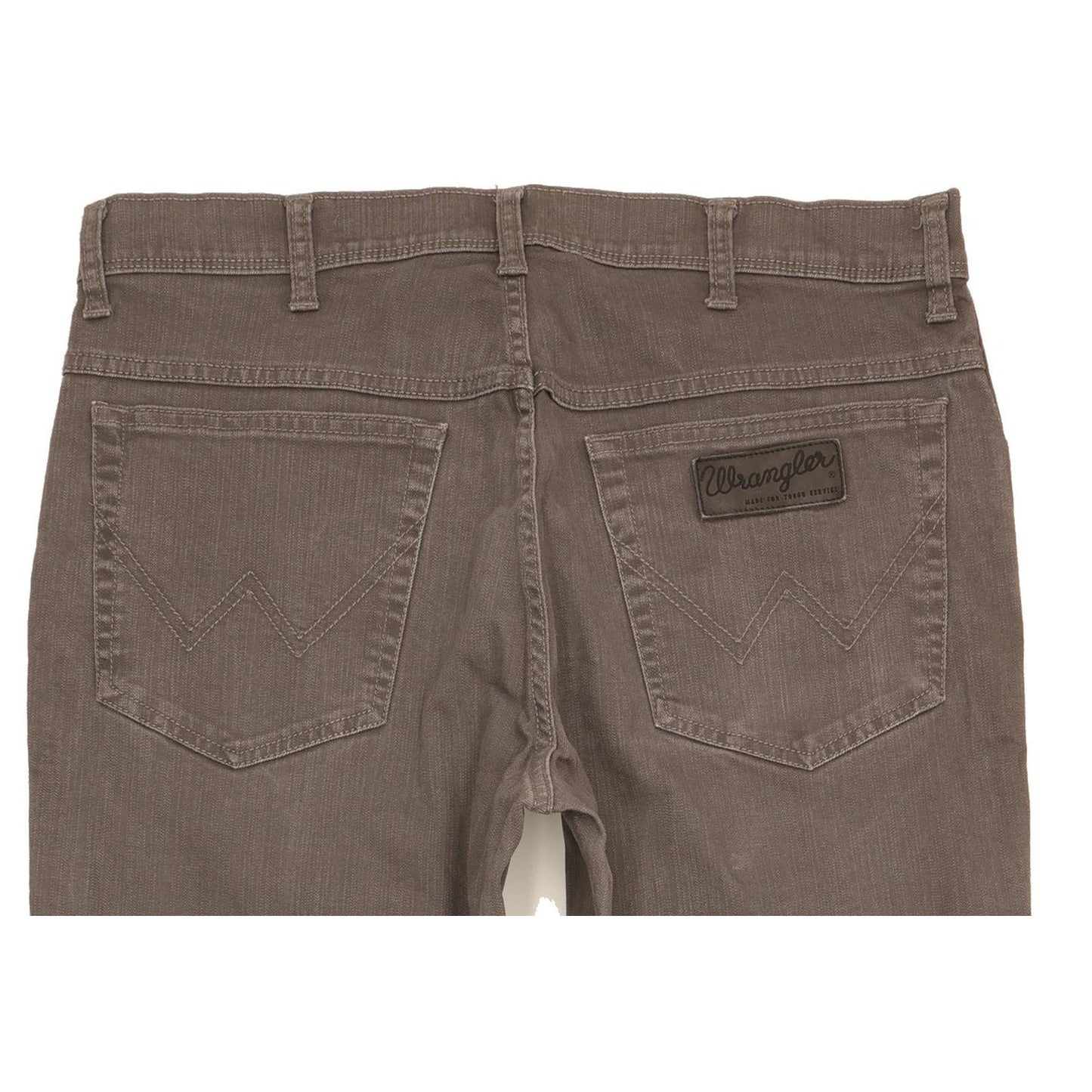 Wrangler Texas Men Grey Straight Regular Stretch Jeans W36 L32