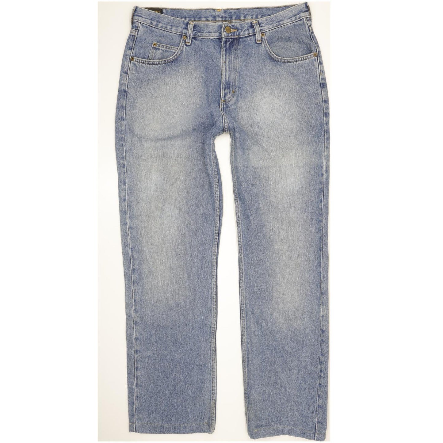 Lee Chicago Men Blue Straight Regular Jeans W36 L32