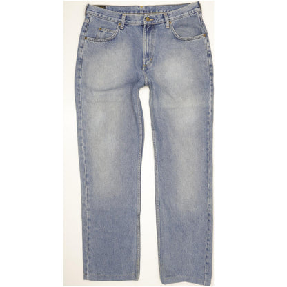Lee Chicago Men Blue Straight Regular Jeans W36 L32