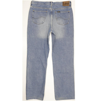 Lee Chicago Men Blue Straight Regular Jeans W36 L32