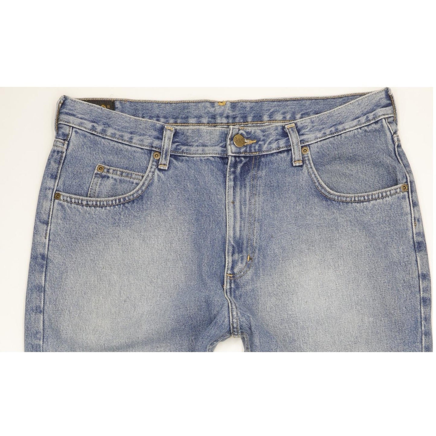 Lee Chicago Men Blue Straight Regular Jeans W36 L32
