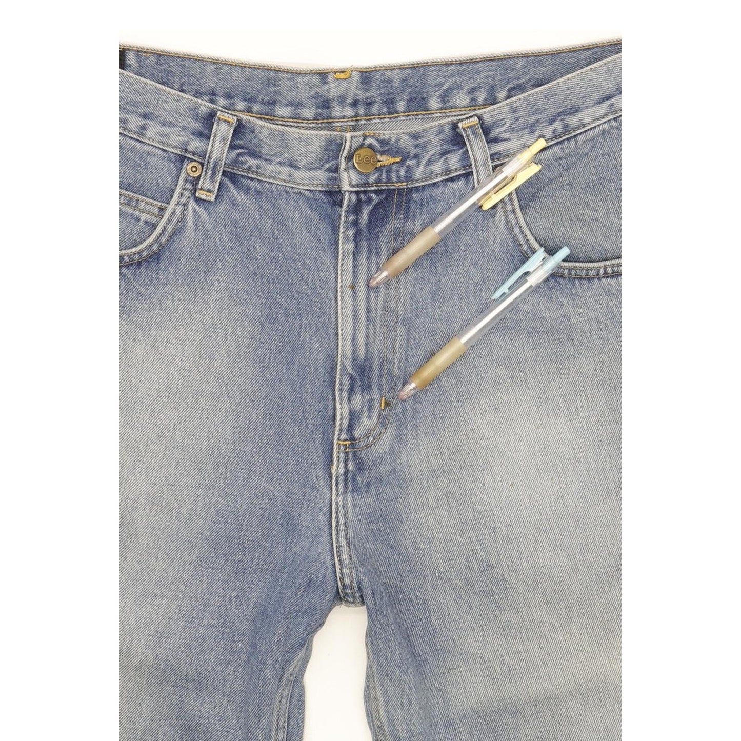 Lee Chicago Men Blue Straight Regular Jeans W36 L32