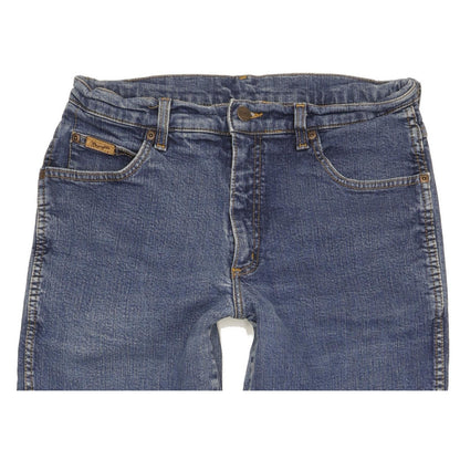 Wrangler Texas Men Blue Straight Regular Stretch Jeans W32 L31