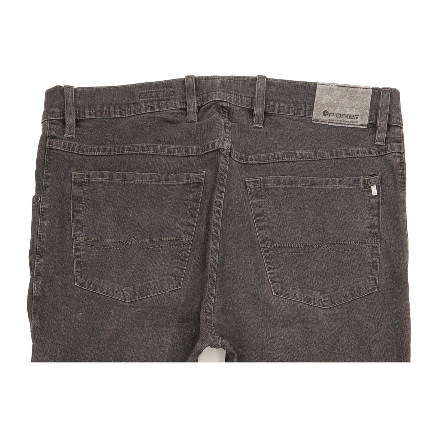 Pioneer Peter Men Grey Straight Regular Stretch Jeans W36 L29