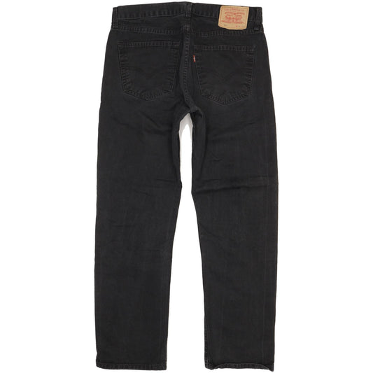 Levi's 521 Men Black Straight Regular Jeans W35 L31