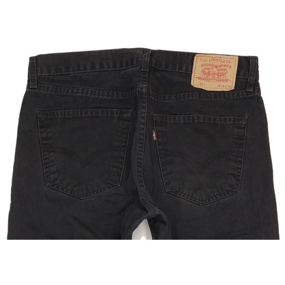 Levi's 521 Men Black Straight Regular Jeans W35 L31