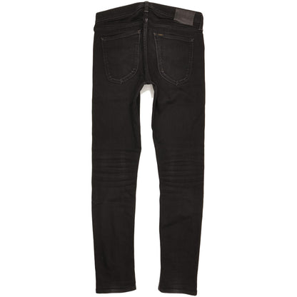 Lee Luke Men Black Skinny Slim Stretch Jeans W30 L32