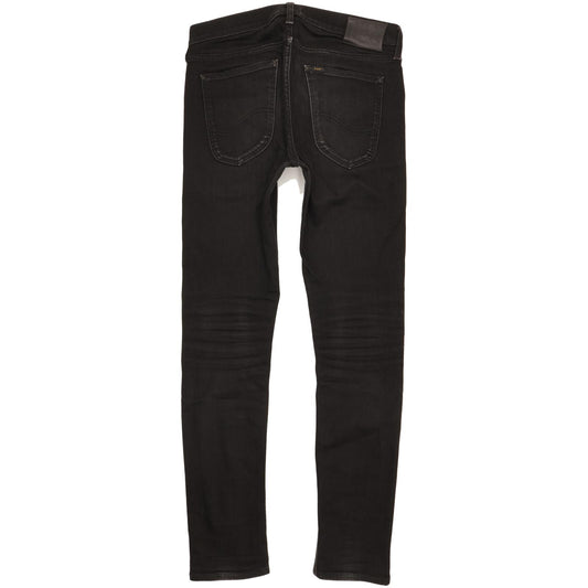 Lee Luke Men Black Skinny Slim Stretch Jeans W30 L32