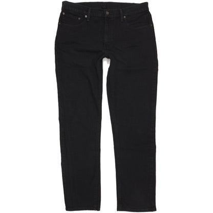 Levi's Men Black Straight Regular Stretch Jeans W33 L31