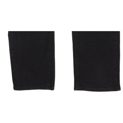 Levi's Men Black Straight Regular Stretch Jeans W33 L31