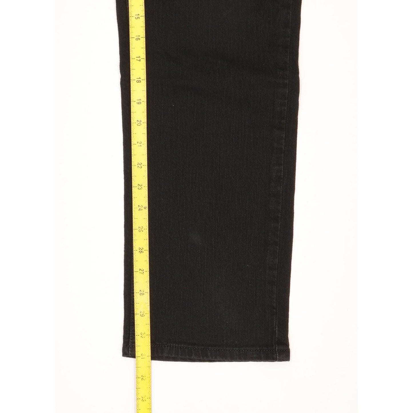 Levi's Men Black Straight Regular Stretch Jeans W33 L31