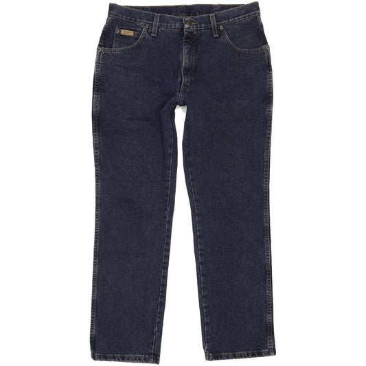 Wrangler Texas Men Blue Straight Regular Jeans W34 L30