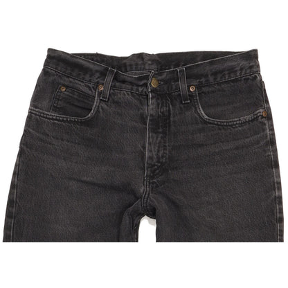 Lee Men Black Straight Regular Jeans W33 L31