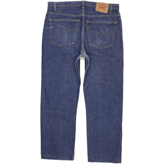 Levi's 505 Men Blue Straight Regular Jeans W38 L29