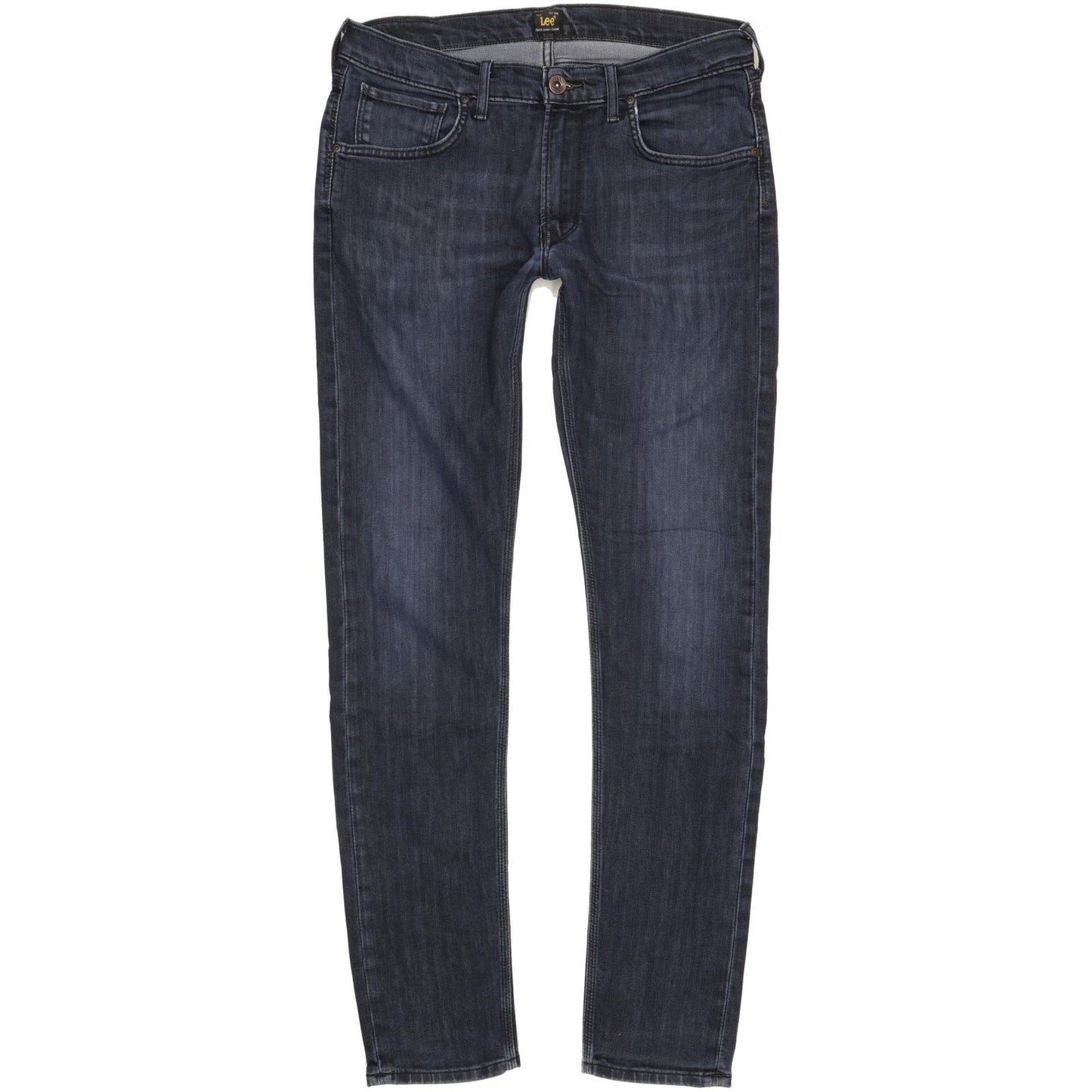 Lee Luke Men Navy Skinny Slim Stretch Jeans W33 L33