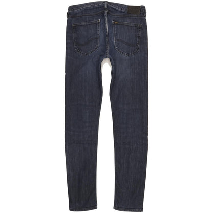 Lee Luke Men Navy Skinny Slim Stretch Jeans W33 L33